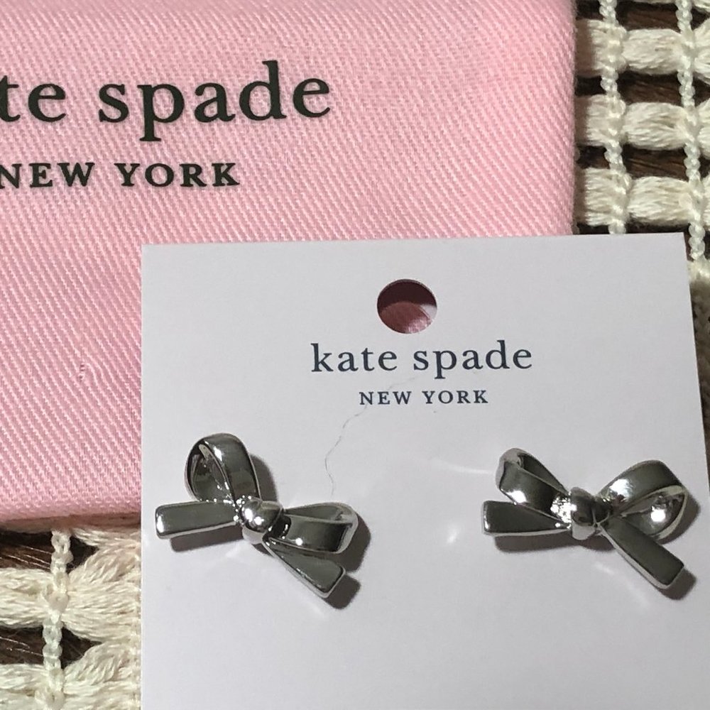 skinny mini bow studs by Kate Spade. - Picture 6 of 16